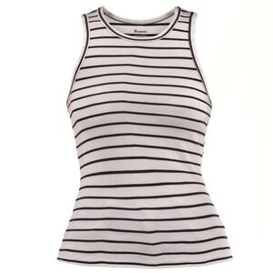 No Boundaries Juniors Ribbed High Neck Tank Top XXL 20 New with Tags Stripe Cute